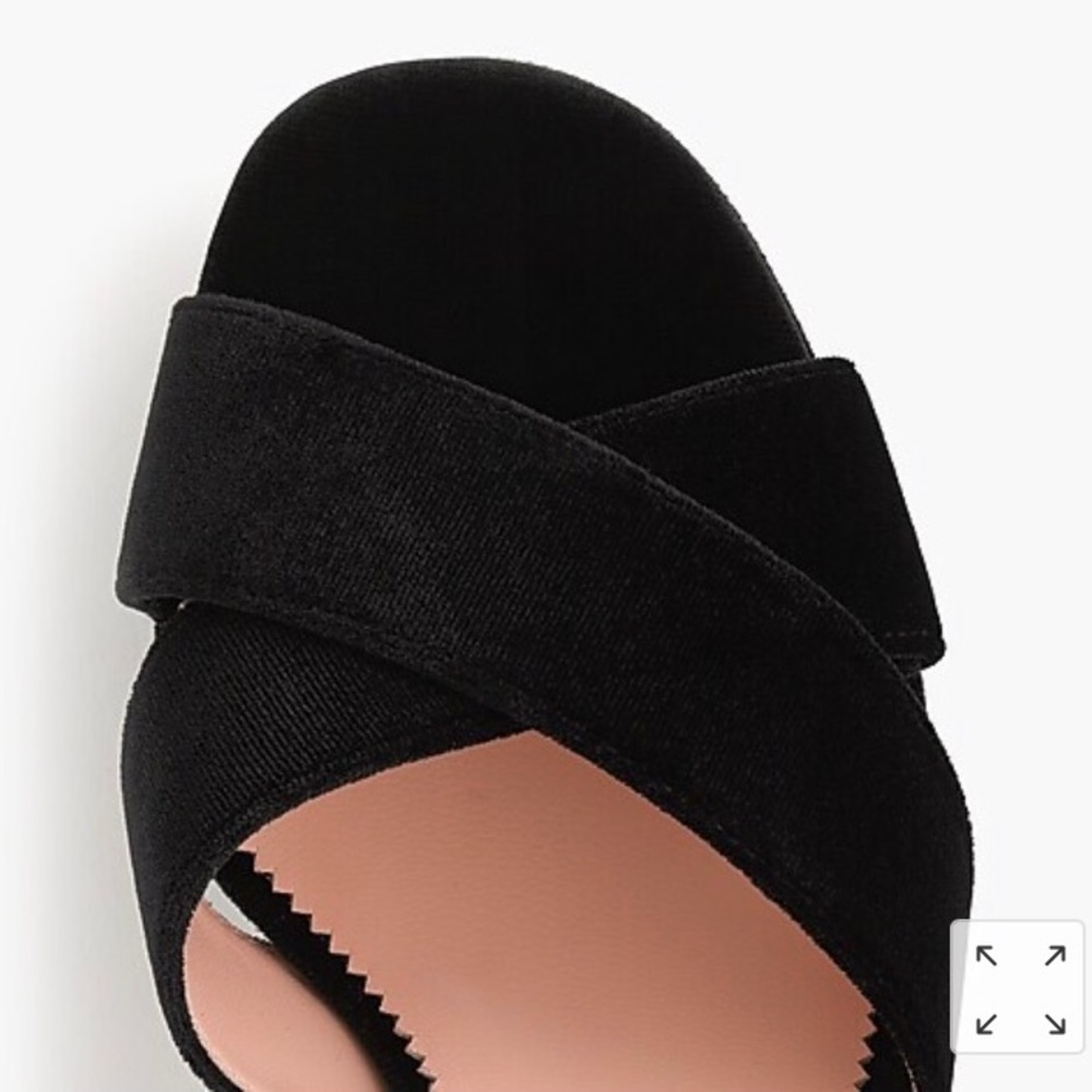 J.Crew Collection Velvet platform - Picture 2 of 7